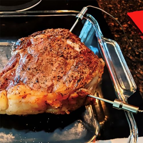 Image of Bluetooth BBQ Meat Probe 2 Pcs, Stainless Steel Smart Pro meater Probe