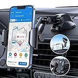 LK Handyhalterung Auto Saugnapf und Lüftung 3 in 1 Handy Halterung Auto, Verstellbarer Winkel 360° Drehbar, Kfz Auto Handyhalterung für iPhone 12 13 14 Pro Max Samsung Galaxy S22 S21 Z Flip Huawei usw