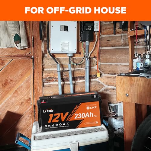 Image of Litime 2 Packs 12V 230Ah Deep Cycle LiFePO4 Battery for RV, Travel Trailer