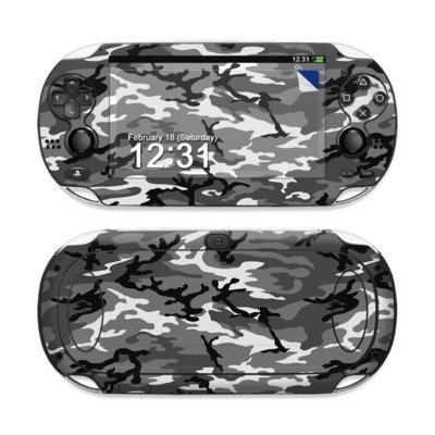 Urban Camo Design Protective Decal Skin Sticker (High Gloss Coating) for Sony Playstation PS Vita Handheld