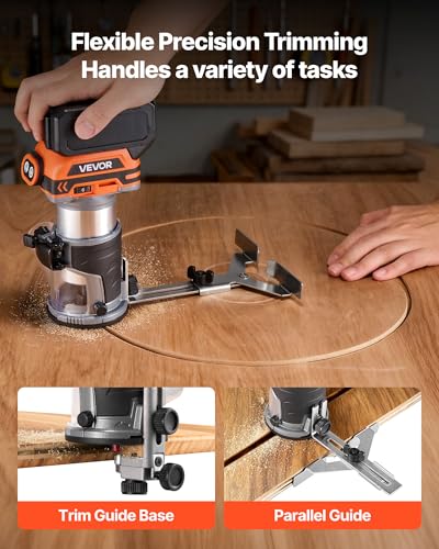 VEVOR Cordless Compact Palm Router