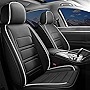 TTX Car Seat Covers Custom Fit Full Set Seat Covers Compatible with Hyundai Sonata 2007-2023 Waterproof Faux Leather Vehicle Cushion Cover with Airbag(Only 5 PCS Seat Covers)