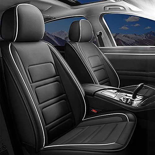 TTX LIGHTING 2 Front Car Seat Covers Custom Fit for Hyundai Tucson 2005-2023 Seat Cover Cushion Waterproof Faux Leather Compatible with Airbag