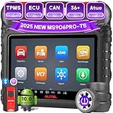 Autel MaxiSYS MS906pro-TS, Autel Scanner, Upgrade of MS906 Pro/ MS906TS/ MK908, Top TPMS Programming Tool, CAN FD/Do IP, 36+ Services, All System Diagnostic, ECU Coding, 3000+ Test, FCA, OS 10