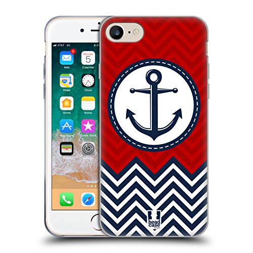 Coque de Protection de Qualité Militaire Motif Nautique iPhone 7/8/SE MagSafe