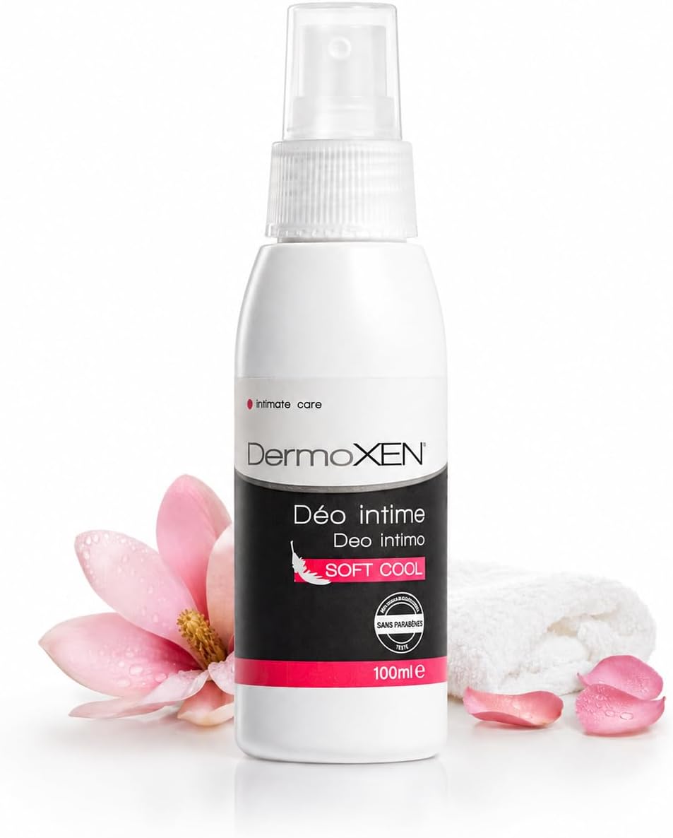 Soft Cool Antibacterial Intimate Deodorant Spray for Men and Women Natural, Odourless and Gentle for Sensitive Skin. Refreshing Effect. Daily Use. 100 ml