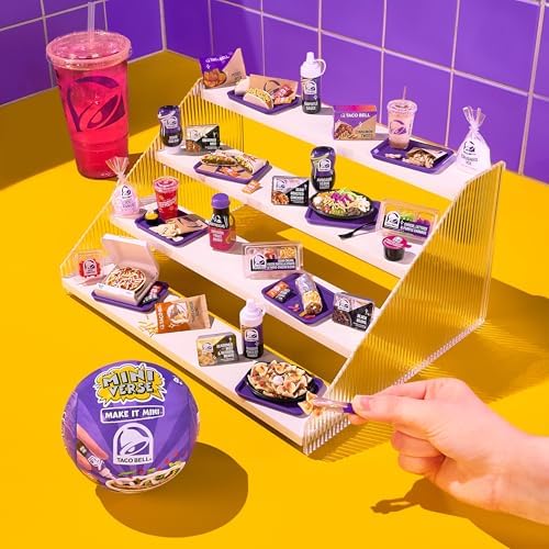 MGA's Miniverse Make It Mini Taco Bell Series 1 (2 Pack), Mini Collectibles - Blind Pack, DIY, Resin, Replica Food, Not Edible, Collectors, 8+ - 1