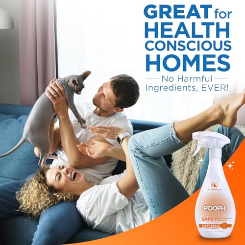 POOPH Pet Odor Eliminator & Litter Box Deodorizer, 32 oz - Pack of 2 | Two 32 oz bottles for eliminating pet odors and freshening litter boxes without added fragrance - Image 6