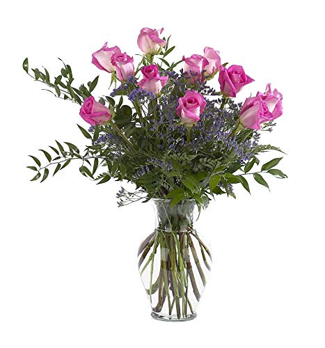 Floral Supply Online 10 5/8" Clear Spring Garden Vase And Flower Guide Booklet - Decorative Glass Flower Vase For Floral Arrangements, Weddings, Home Decor Or Office. #TOP1