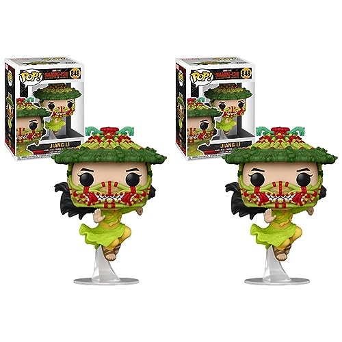 Funko Pop Pop! Marvel: Shang Chi And The Legend Of The Ten Rings - Jiang Li, Multicolor, 3.75 Inches (Pack Of 2)