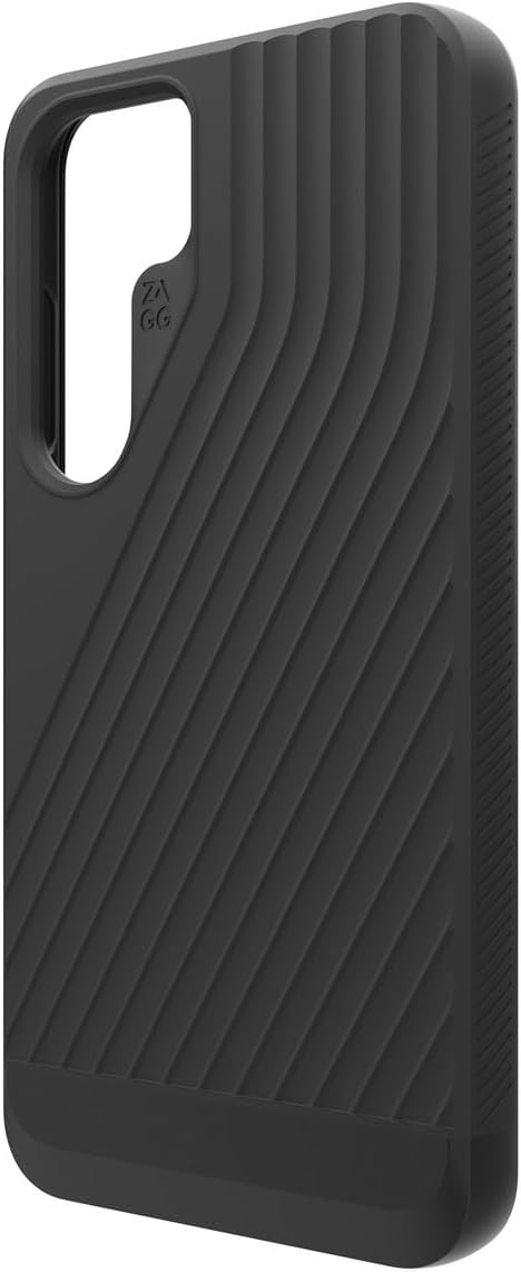 ZAGG Denali Samsung Galaxy S24 Case - Dual Layer Impact Protection with Graphene, 16ft Drop Resistant, 100% Recycled, Textured Non-Slip Grip, Black