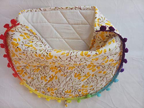 Image of Mandala Tea Cozy Cover White Hand Block Winter Tea Cozy Cotton Tea Kettle Warmer Pot Cover Hot Coffee Cover Handamde Kitchen D�cor (Pattern 7)