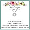 Onepurposegifts Granddaughter gift, Granddaughter Necklace, Granddaughter gifts from grandma, Grandmother Granddaughter jewelry Christmas Graduation Valentine (New Zirconia)