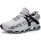 DYKHMATE Running Shoes for Men Athletic Walking Slip On Fashion Sneakers Lightweight Sport Tennis...