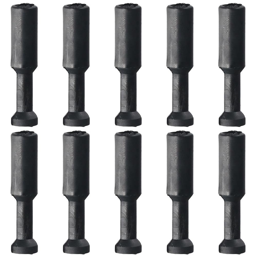 FEIYING Push To Connect Fittings 10PCS 8mm Inner Dia Tubing Connections Cap Style Pipe Fittings Push-to-Connect Fittings Blanking Plugs