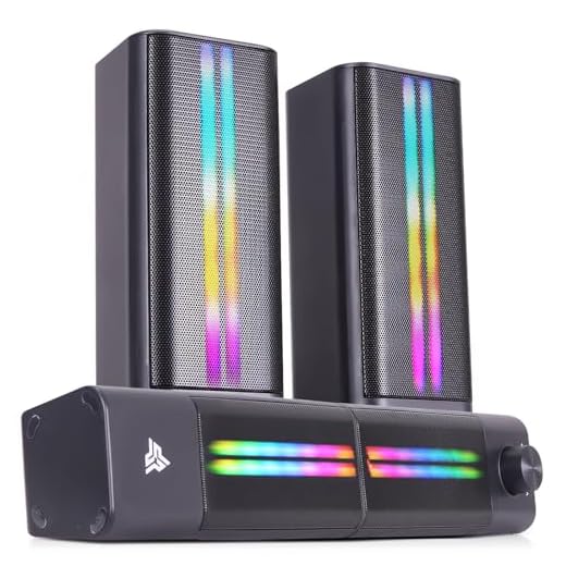 Caixa de Som Gamer Soundbar Bluetooth 10W Rms Real Torre Base Magnética Som Estéreo Iluminação Led Rgb Conector P2 Usb Pc Computador Notebook Mac Celular Tv Smart