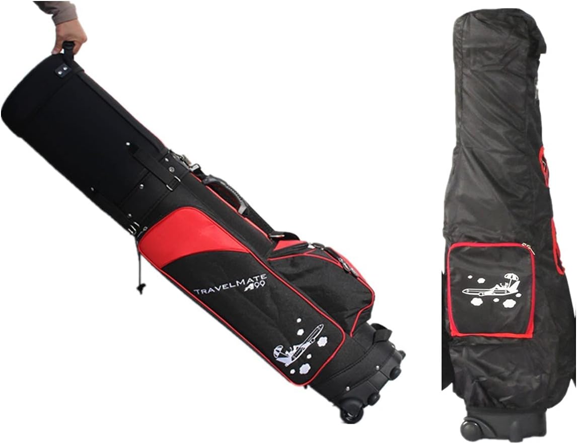 A99golf Travel Mate IV CarryOn Travel Cover Tavel golf bag With TSA Red/wht