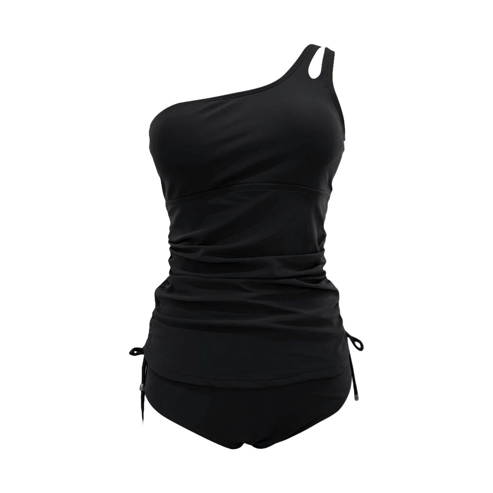 Generico Vacanza Intero Donna Scollatura Profonda Monospalla Stampato Floreale Estivo Curvy Costume Intero Brasiliana da Donna Estate Costume Piscina 1 Pezzo