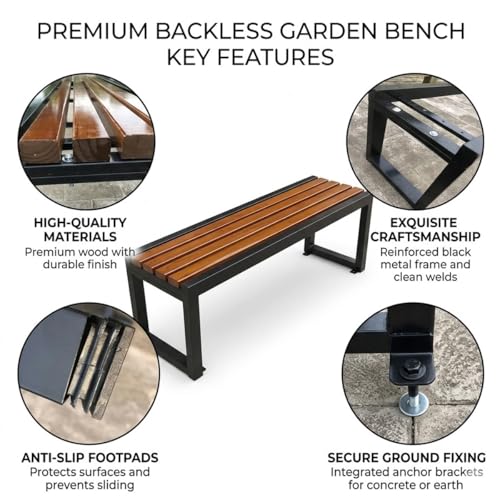 Banquette deux places résistante aux intempéries pour petits espaces - 5