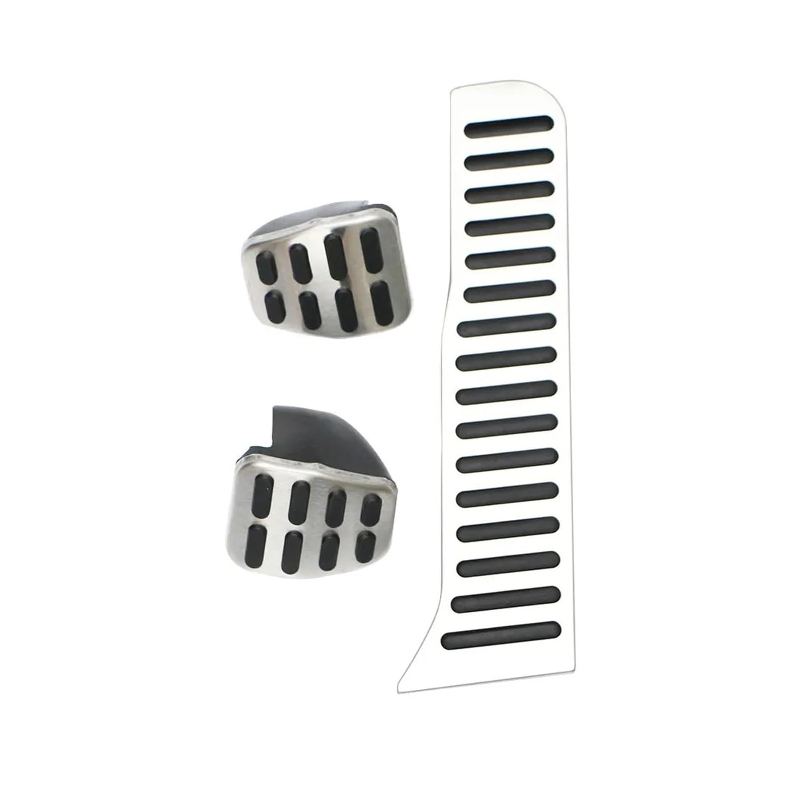 Brake Pedal Pad Kit Stainless Steel Car Pedals Accelerator Gas Brake Clutch Rest Pedal Cover For VW For Golft 5 6 For Tiguan For Touran(3Pcs MT)