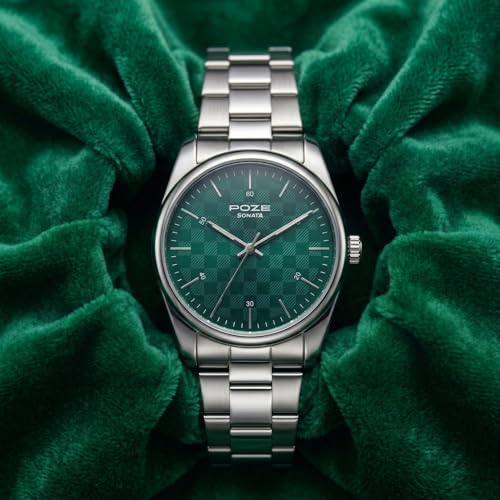 Image of Sonata Poze 9 with Quartz Analog Watch for Men