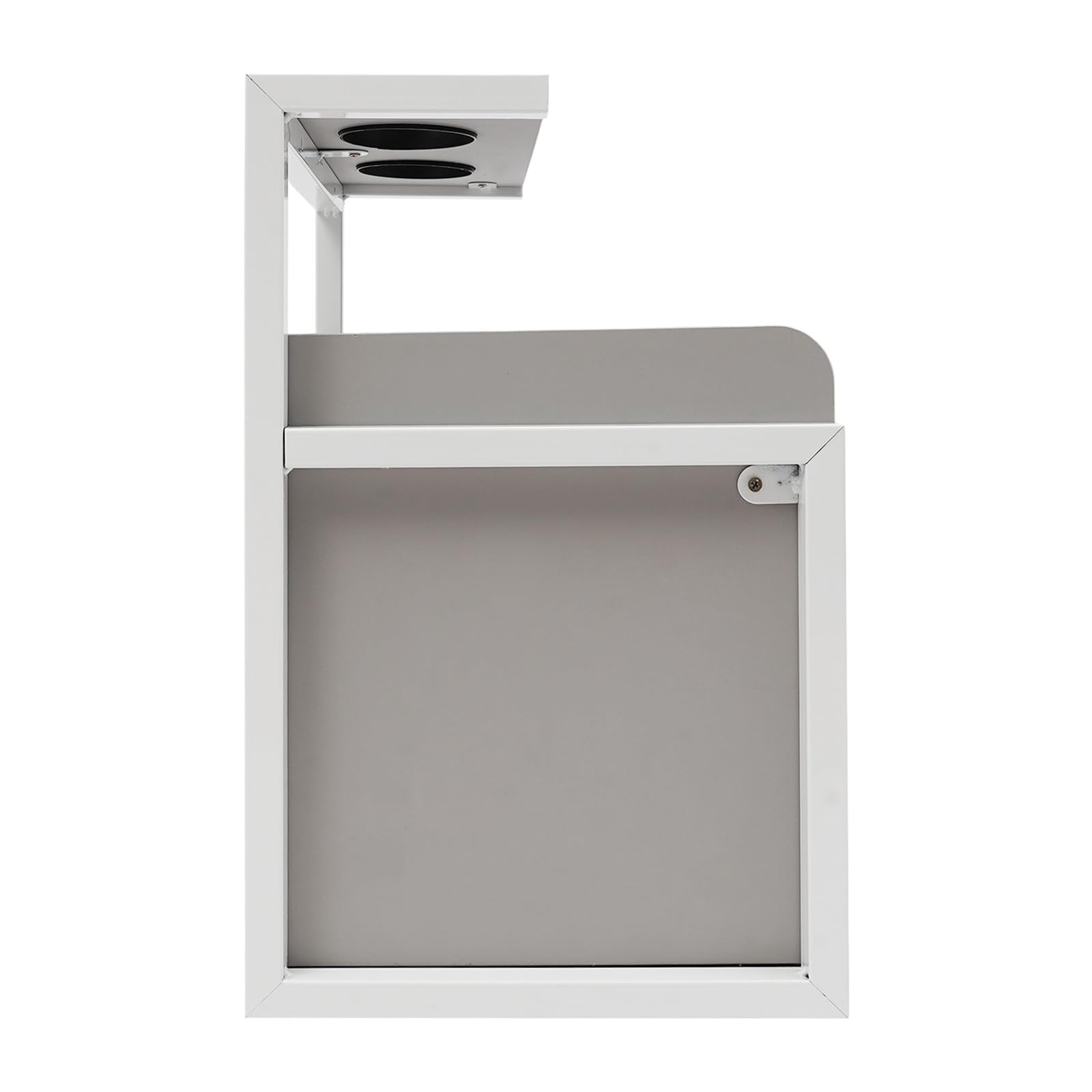 Armadietto da parrucchiere, montaggio a parete, 2 cassetti, porta