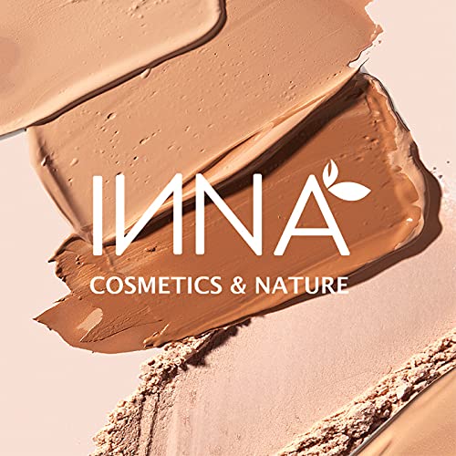 Inna Cosmetics & Nature - HD Liquid Foundation, vegan, gluten-free, paraben-free, oil-free, mineral, cruelty-free, sun protection, essential oils and Antioxidants, Made in Canada, 30 ml (Extra Light Porcelain) (Porcelain)