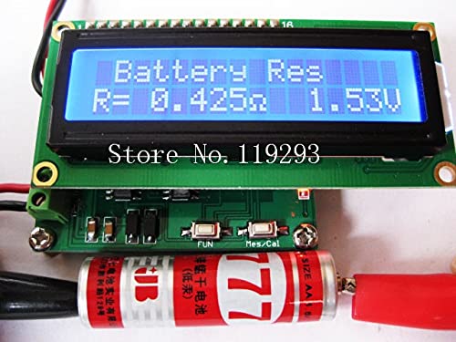 [[Bella]The Version of The Battery Internal Resistance Tester Tester + + ESR ESR capacitors milliohm Meter line detector-2P