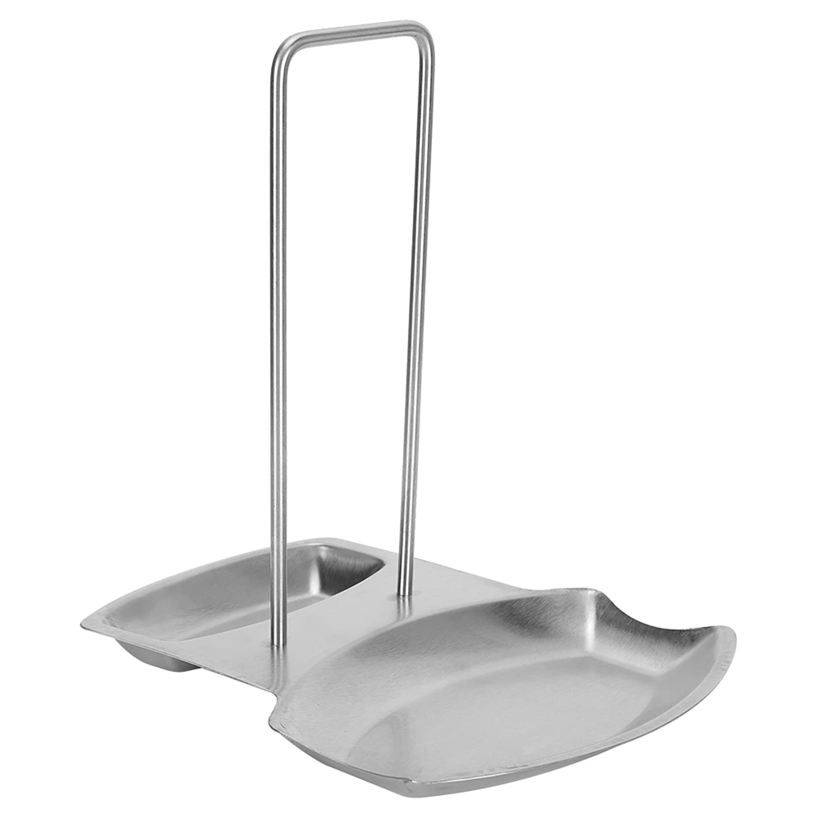 Akozon Pot Lid Frame Stand Lid Storage Rack Lid Organizer for Stove Counter