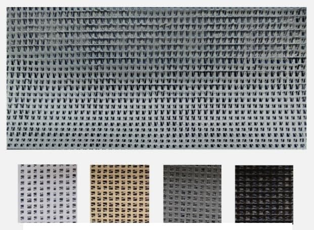 Rete filtrante ombreggiante pvc H. 250 cm cuscini barca mare microforata (NERO, 150 CM)