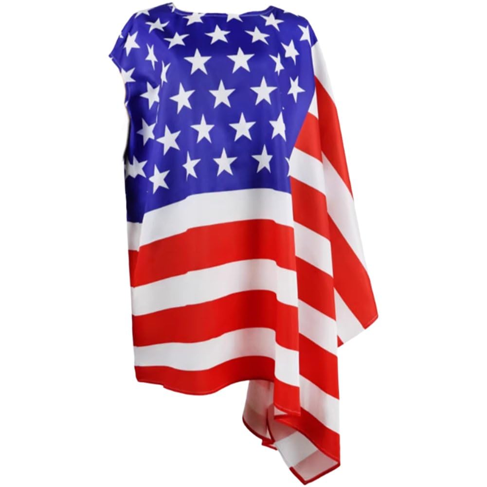 Lipfer American Flag Dress, 4th of July Patriotic Dress Outfits for Women, Independence Day Flag Sleeveless Dress for 250th Anniversary Memorial Day Costume