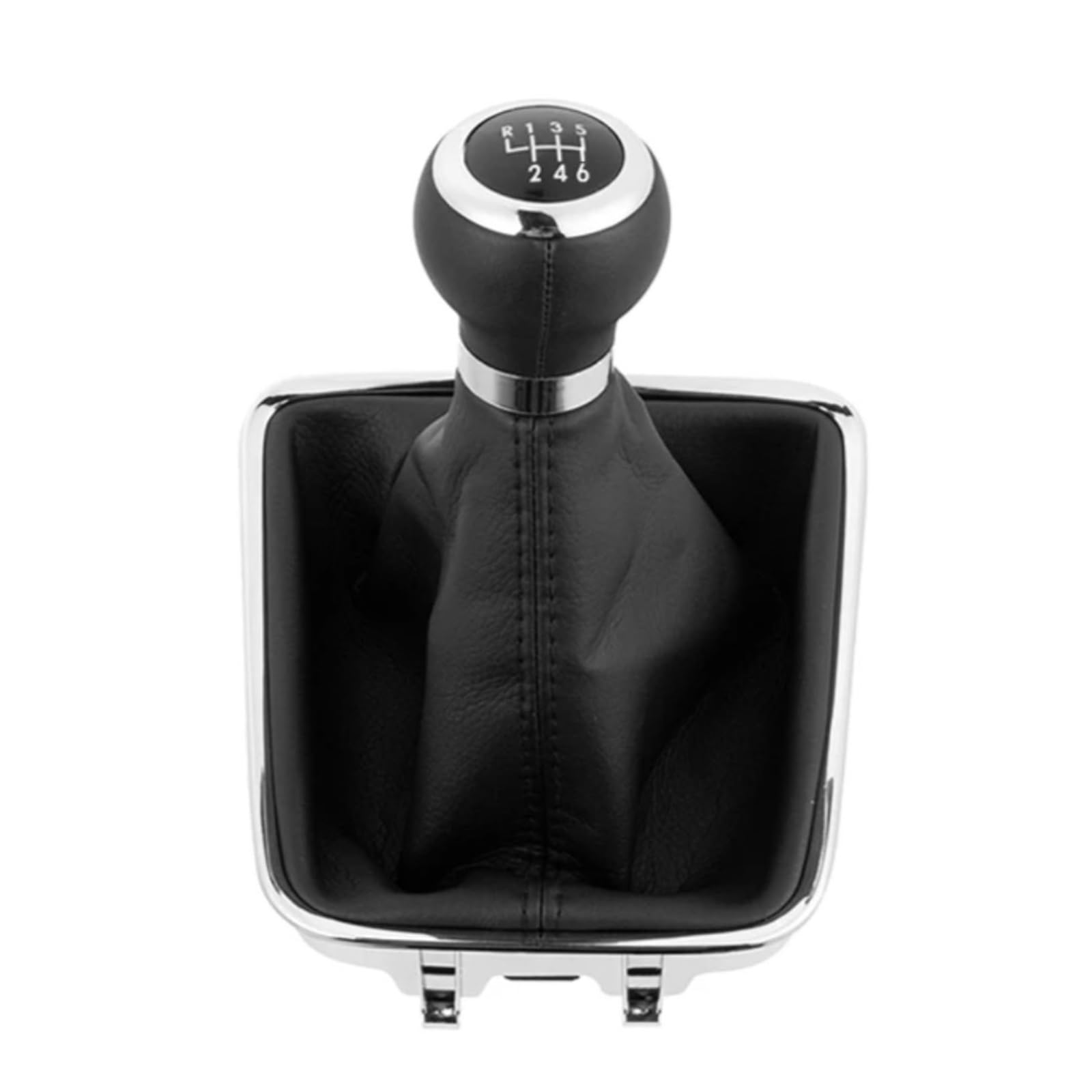 GLBLPEXELR Gear Shifter Knob for VW for Tiguan 2007-2011 Leather Upgrade