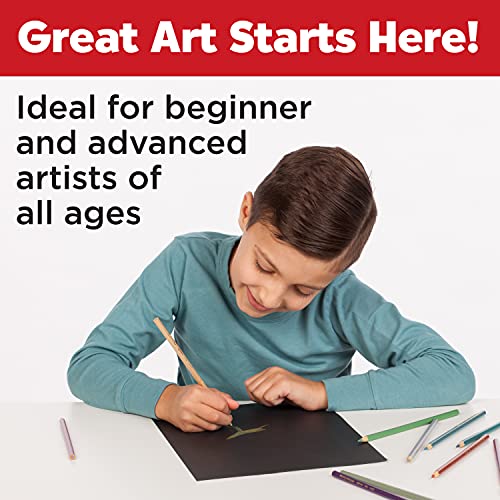 Faber-Castell Black Paper Pad - 25 Sheets Of 9" X 12" Paper #TOP5