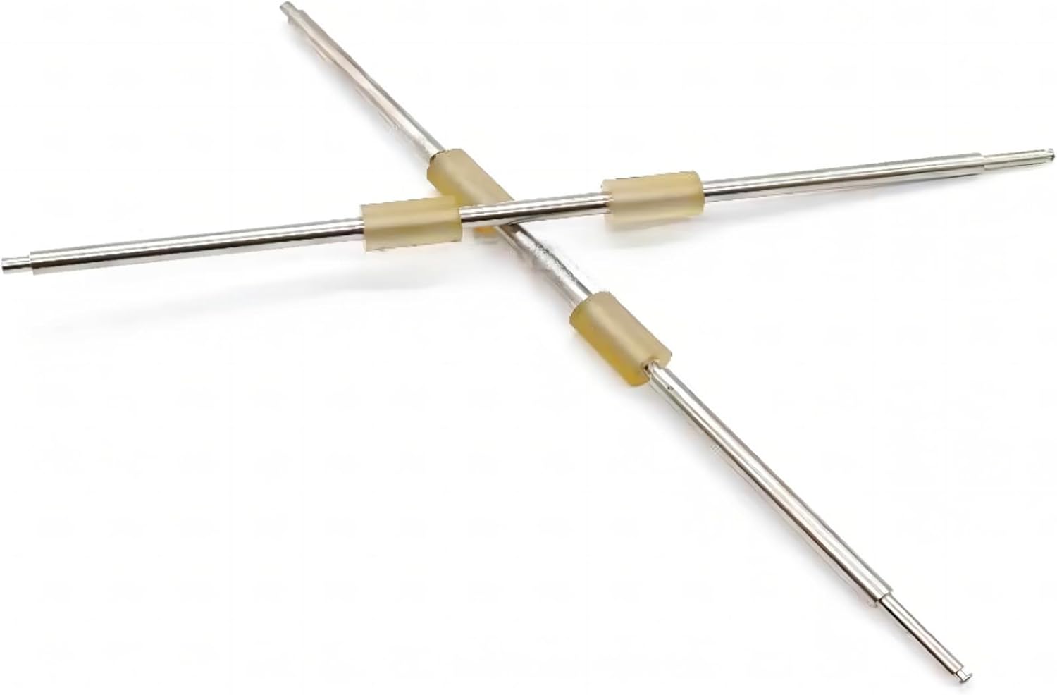 2PCS Feed Roller Kit with Shaft Compatible with Fujitsu Scanner Fi-6110 N1800 S1500M S1500 S510M S510 S500M S500 Fi-5110EOXM Fi-5110EOX2 Fi-5110EOX Fi-5110C Fi-5110 Fujitsu Scanner Replacement Parts