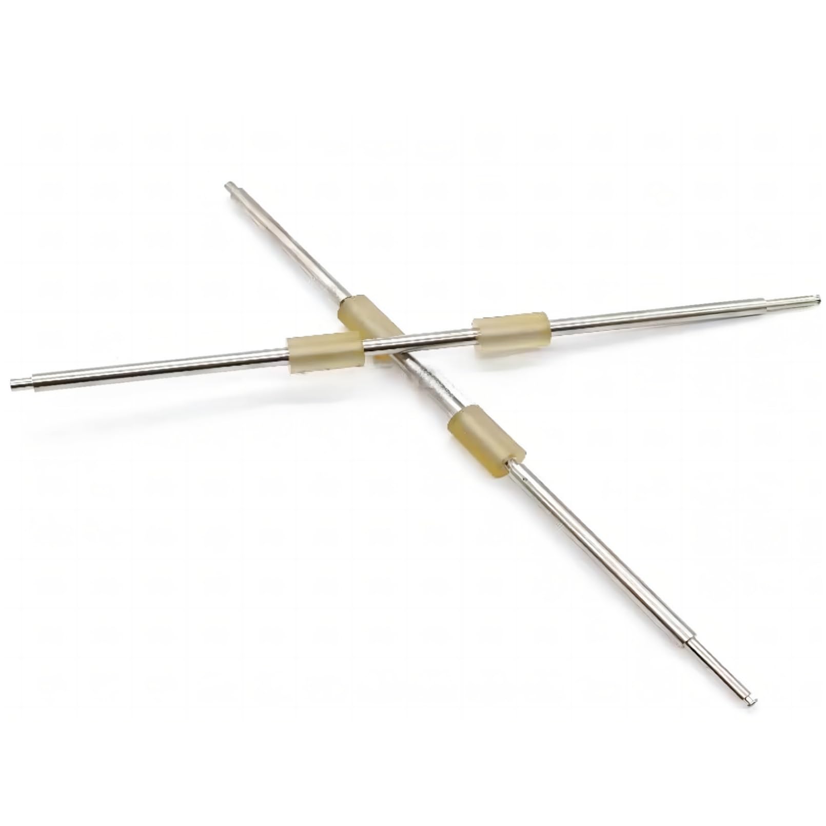 2PCS Feed Roller Kit with Shaft Compatible with Fujitsu Scanner Fi-6110 N1800 S1500M S1500 S510M S510 S500M S500 Fi-5110EOXM Fi-5110EOX2 Fi-5110EOX Fi-5110C Fi-5110 Fujitsu Scanner Replacement Parts