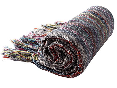 Cacala Pestemal Turkish Bath Towels Beach Towel Highly Absorbent Quick And Easy Dry Soft And Comfortable For Shower, Spa, Pool, Gym And Yoga 100% Cotton Colourful Series, 37 X 70 #TOP2