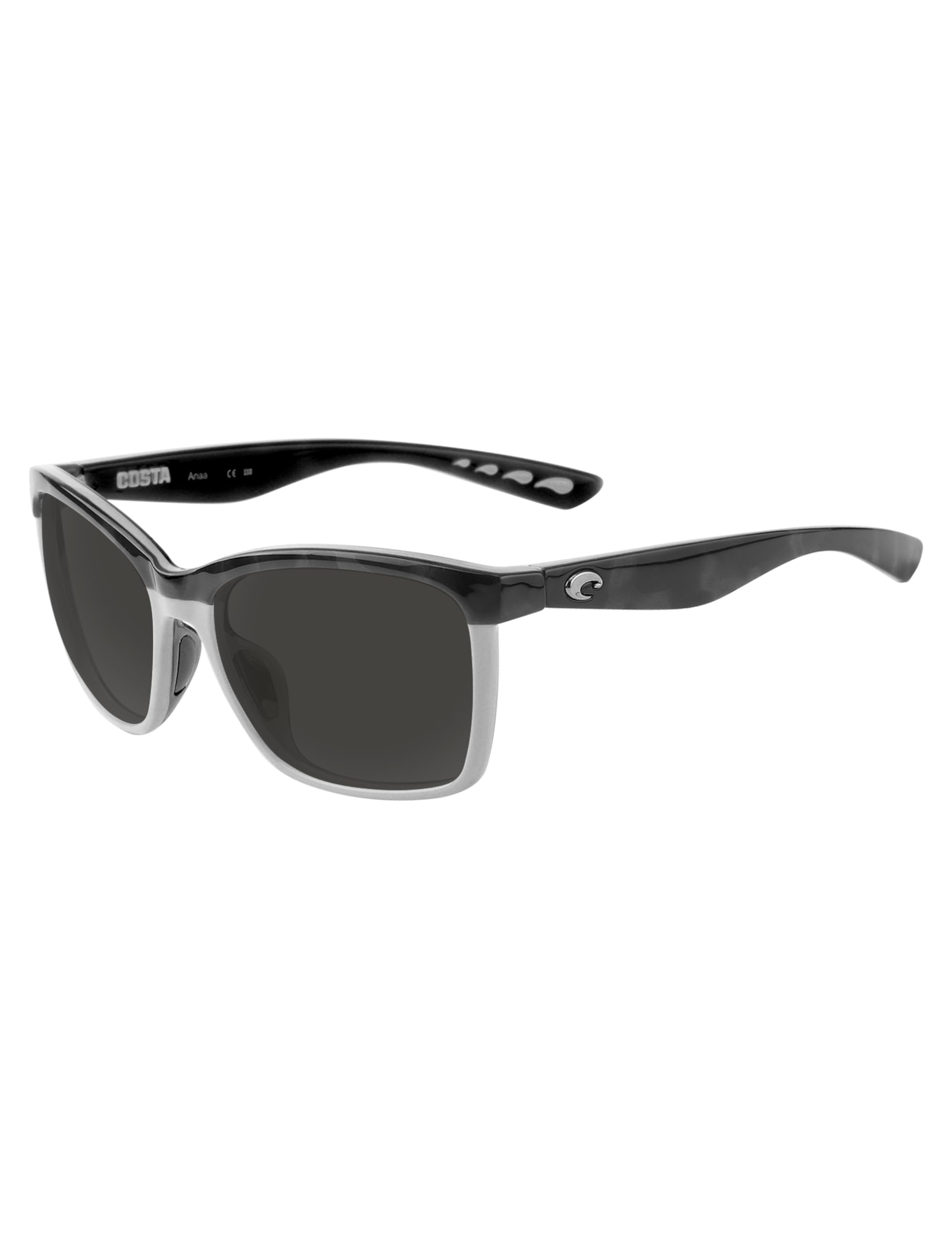 Vaep Lentes de repuesto polarizadas para gafas de sol Costa Del Mar Anaa 06S9053, Negro azabache,