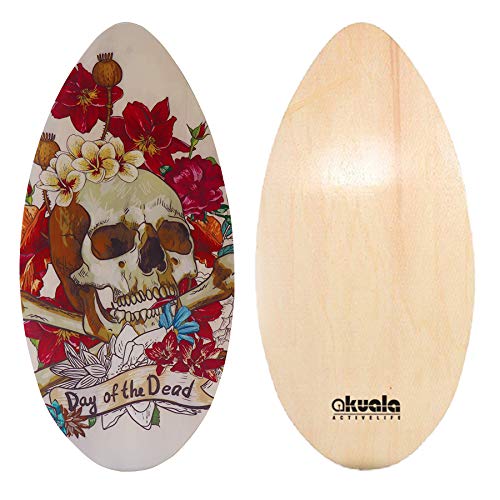 AKUALA(�A�N�A��)�X�L���{�[�h/�E�b�h/Skim board/wood (Day of the dead)