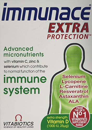 Vitabiotics | Immunace Extra Protection Tablets | 1 x 30s