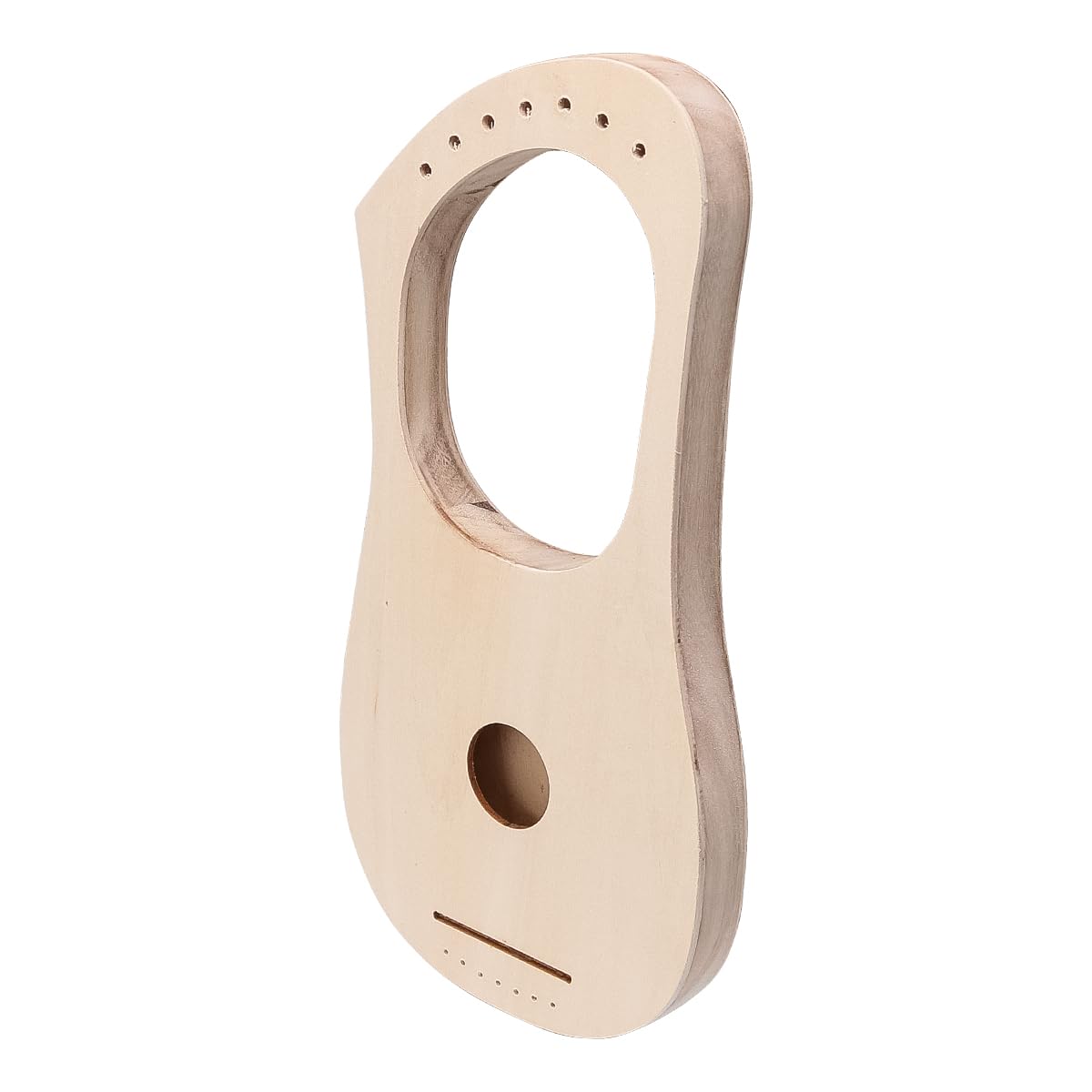 CENPEK DIY Lyre Harp 7 String Wood Body Strings Bridge Peg Tuning Wrench Beginner Wood String Instrument - Image 2