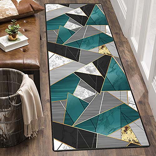 AEREY Läufer Teppich, Lauferteppich Flur, Benutzerdefinierte Länge, Teppich Flur LäUfer...