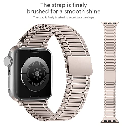 Image of Zitel Stainless Steel Bands Compatible with Apple Watch Ultra 2 / Ultra Metal Straps 49mm 45mm 44mm Series 11 | 10 | 9 | 8 | 7 | 6 | 5 | 4 | 3 | 2 | 1 | SE3 | SE2 | SE