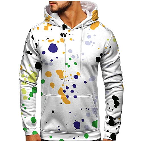 YWSTYllelty Sudaderas Hombre Capucha Negra Hombres Casual Invierno Manga Larga O Cuello Impreso Sudaderas con Capucha Tops Blusa Ropa Hombre Ofertas Cover