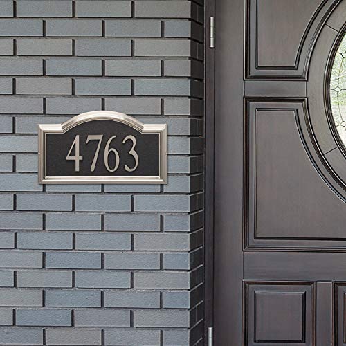 Whitehall Products Standard Wall DeSign-it Arch Plaque Frame, Brushed Nickel - Thumbnail 6