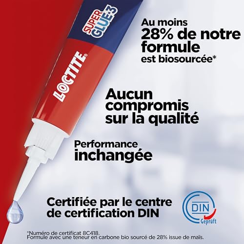Loctite Super Glue-3 Original, Colle forte liquide instantanée, Tube 2x 3g – vue 4