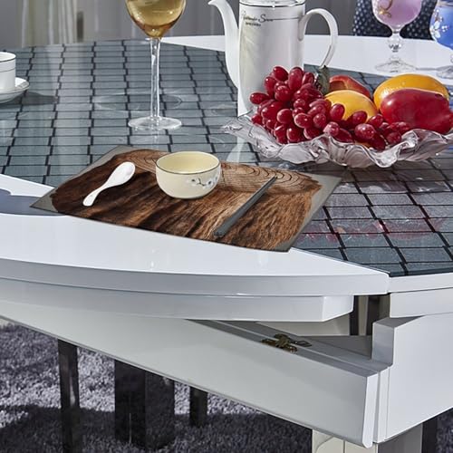 Set de table en toile lavable 45x30cm infroissable lot de 6 - 5