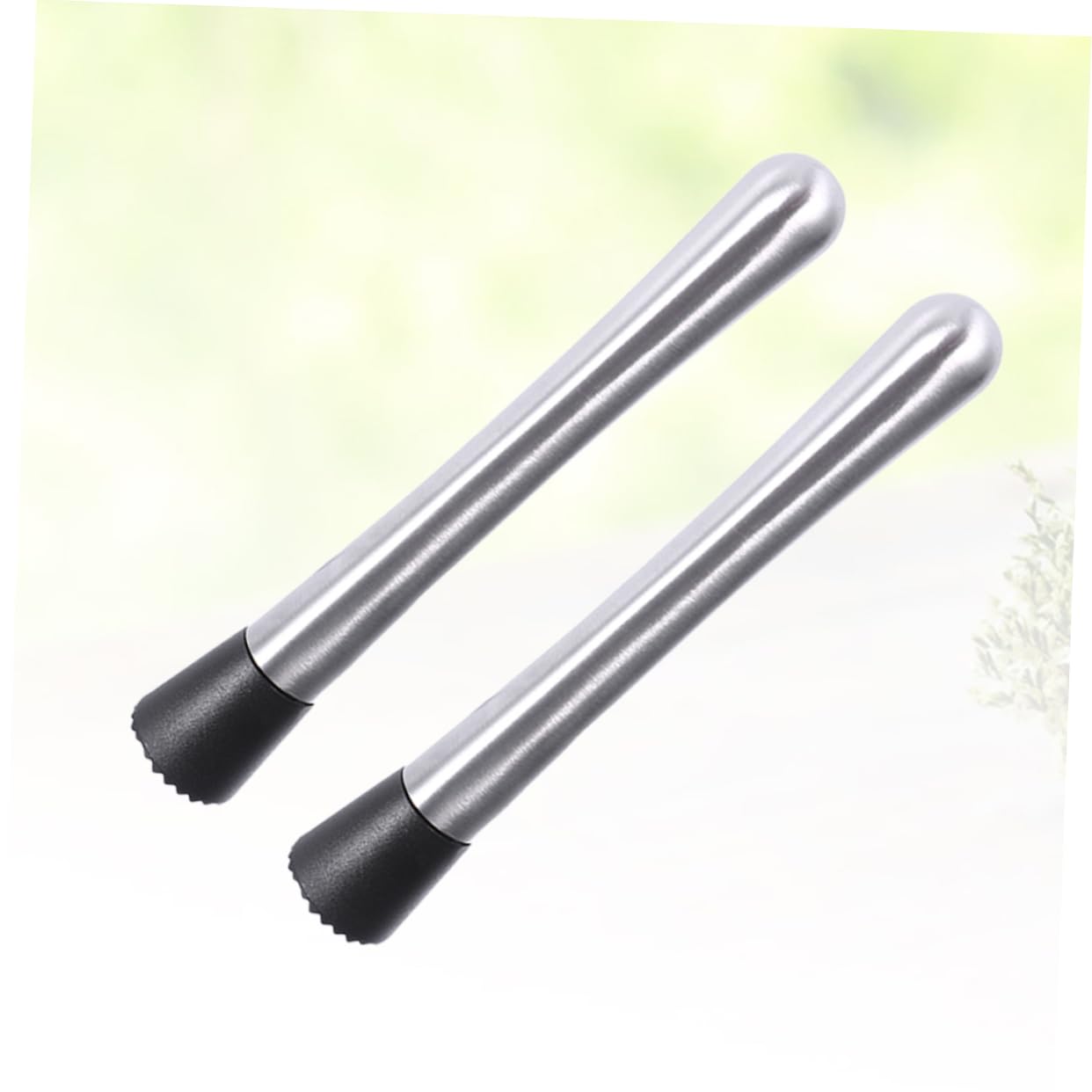 SOLUSTRE Essential Barware Set: 2 Stainless Steel Tools Bar Mixer Fruit Ice Crusher Cocktail Shaker for Parties