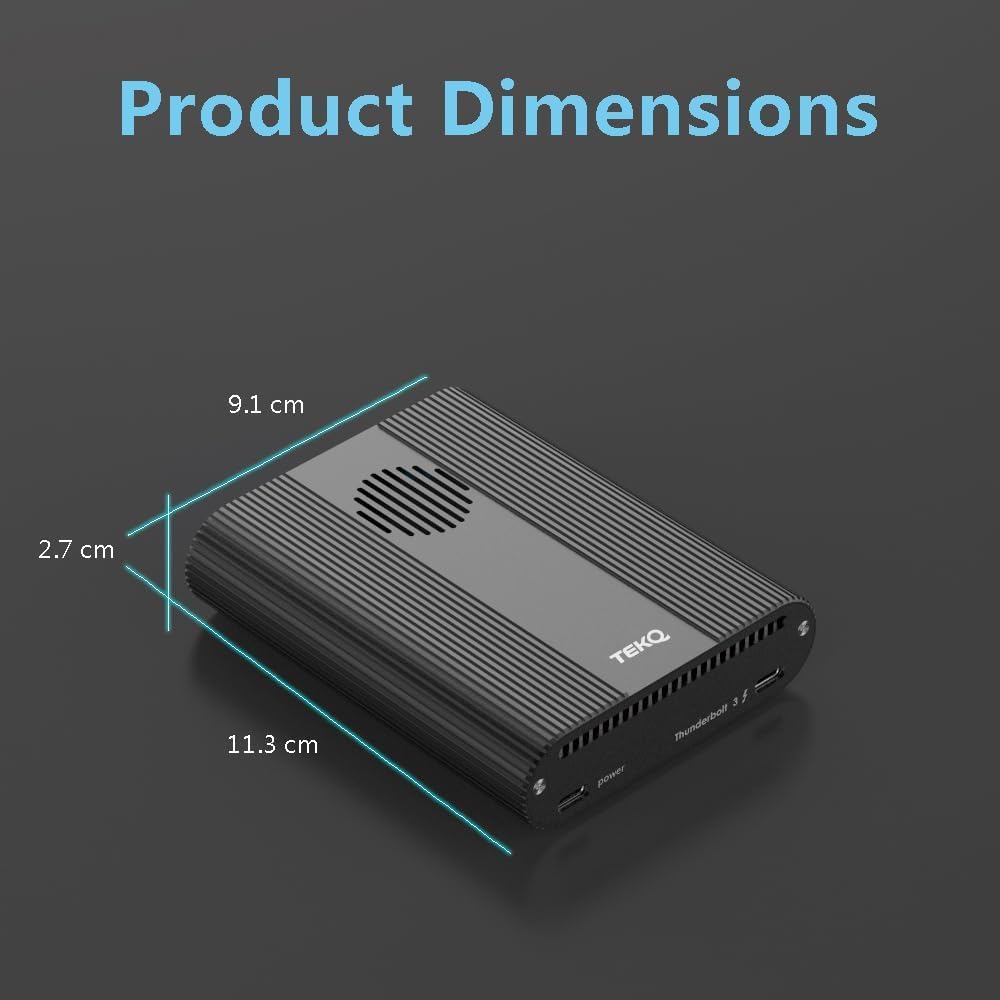Unità SSD esterna M2 Thunderbolt 3 da 4 TB (2 TB + 2 TB) all'interno