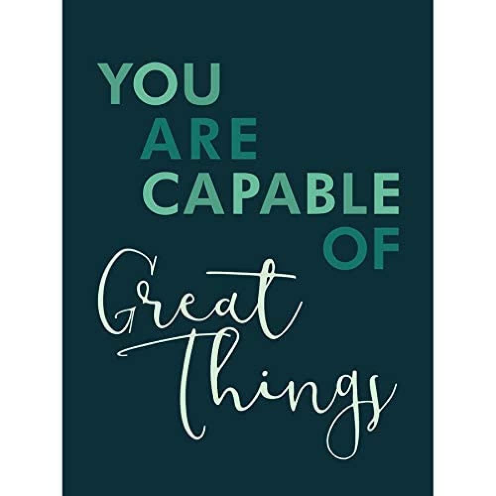 Wee Blue Coo You Are Capable Great Things Unframed Art Print Poster Wall Decor 12X16 Inch