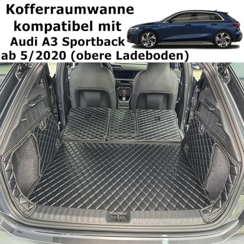 Bac de coffre premium pour Audi A3 Sportback depuis mai 2020